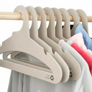 Perchas ecológicas Ecoperchas de cartón kraft de tejido no tejido Laystil